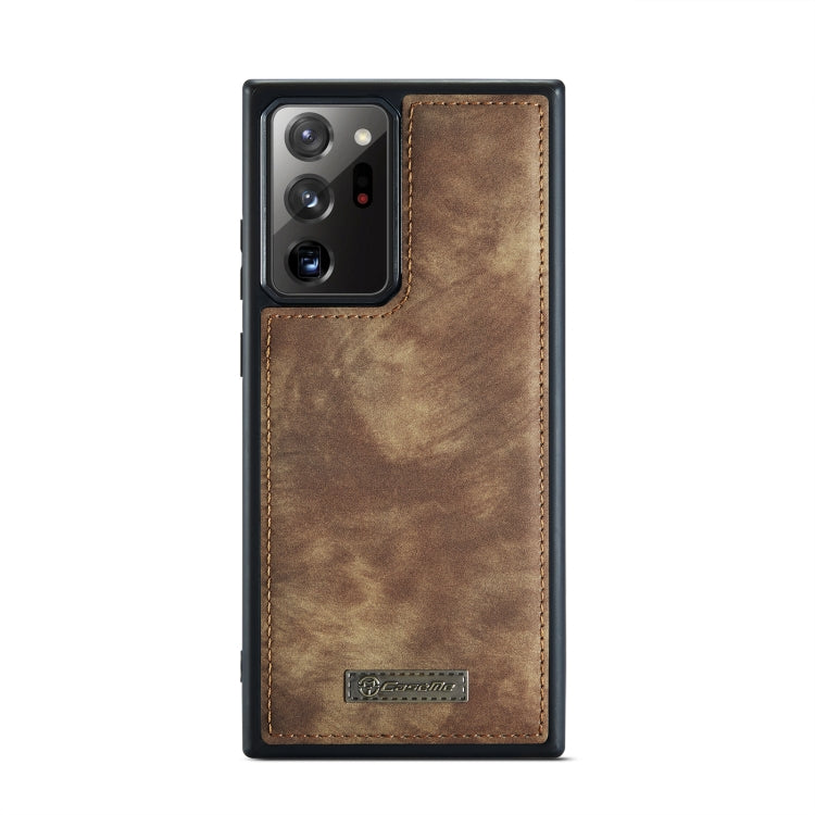 For Samsung Galaxy Note20 Ultra CaseMe-008 Detachable Multifunctional Horizontal Flip Leather Case with Card Slot & Holder & Zipper Wallet & Photo Frame(Brown) - Galaxy Note20 Ultra Cases by CaseMe | Online Shopping South Africa | PMC Jewellery | Buy Now Pay Later Mobicred