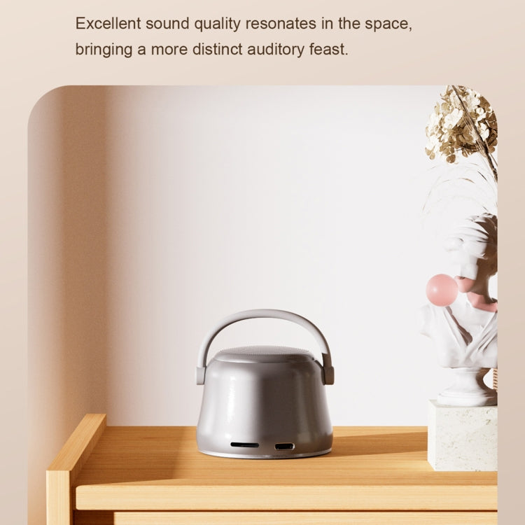 EWA A20 Mini Bluetooth Bass Radiator Metal Speaker(Sliver) - free shipping - PMC Jewellery - Order now!