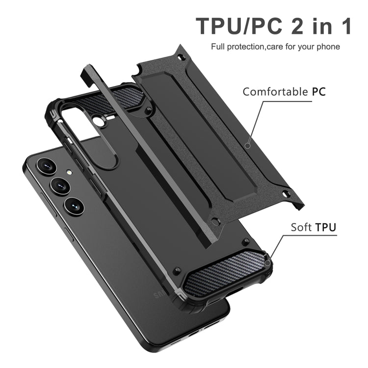 For Samsung Galaxy S24+ 5G Magic Armor TPU + PC Phone Case(Silver) - Galaxy S24+ 5G Cases by PMC TechLife | Online Shopping South Africa | PMC TechLife