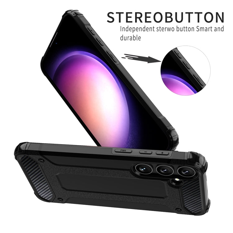 For Samsung Galaxy S24 Ultra 5G Magic Armor TPU + PC Phone Case(Silver) - Galaxy S24 Ultra 5G Cases by PMC TechLife | Online Shopping South Africa | PMC TechLife