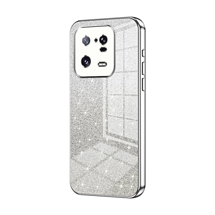 For Xiaomi 13 Pro Gradient Glitter Powder Electroplated Phone Case(Silver) - 13 Pro Cases by PMC Jewellery | Online Shopping South Africa | PMC Jewellery | Buy Now Pay Later Mobicred