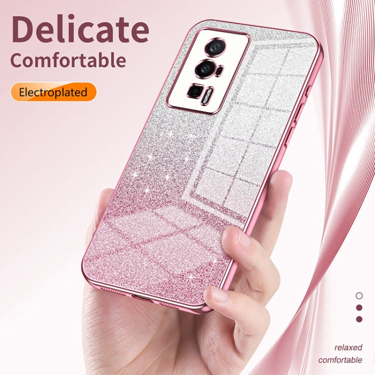 For Xiaomi 13 Ultra Gradient Glitter Powder Electroplated Phone Case(Purple) - 13 Ultra Cases by PMC TechLife | Online Shopping South Africa | PMC TechLife | Buy Now Pay Later Mobicred