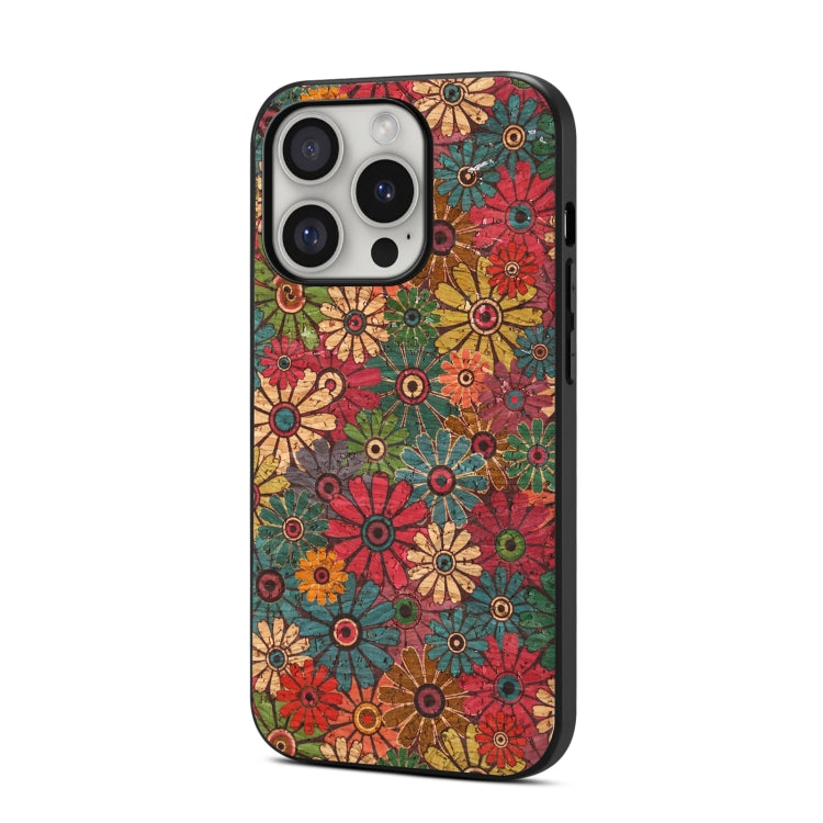 For iPhone 16 Pro Four Seasons Flower Language Series TPU Phone Case(Spring Green) - iPhone 16 Pro Cases by PMC Jewellery | Online Shopping South Africa | PMC Jewellery | Buy Now Pay Later Mobicred