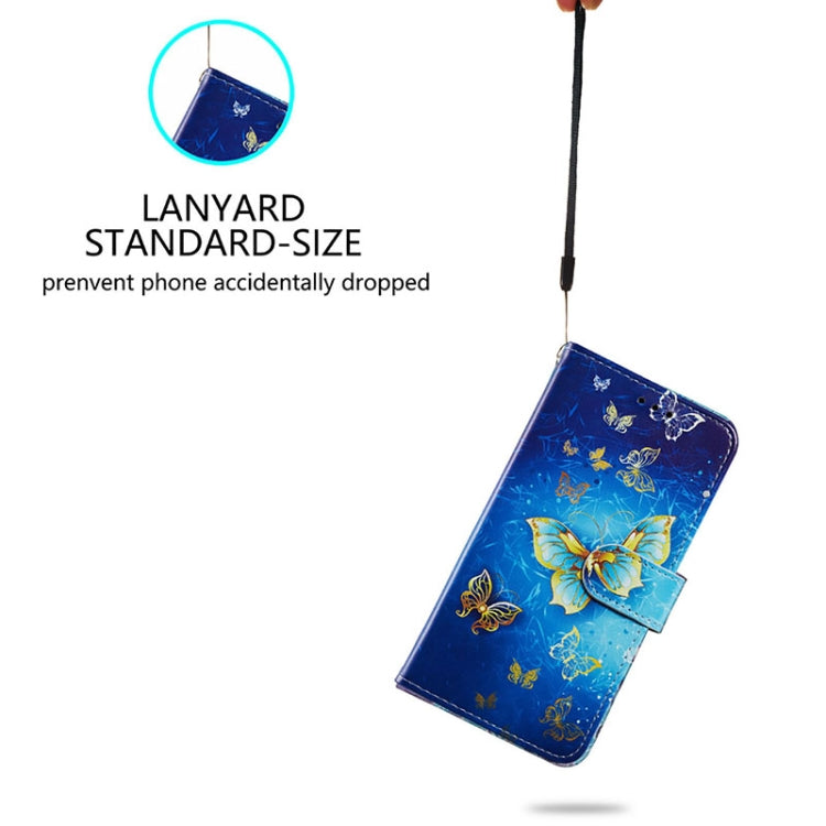 For Blackview A53 Pro Painted Pattern Horizontal Flip Leather Phone Case(Butterfly) - More Brand by PMC TechLife | Online Shopping South Africa | PMC TechLife