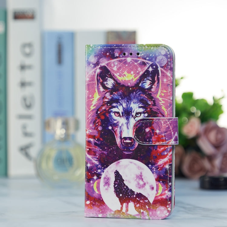 For Blackview A55 Pro Painted Pattern Horizontal Flip Leather Phone Case(Wolf Totem) - More Brand by PMC Jewellery | Online Shopping South Africa | PMC Jewellery | Buy Now Pay Later Mobicred