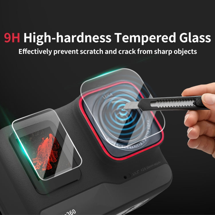 For Insta360 Ace Sunnylife 3 in 1 Rear & Front Screen Lens Explosion proof Film(2 Sets) - Protective Film & Stickers by Sunnylife | Online Shopping South Africa | PMC TechLife | Buy Now Pay Later Mobicred