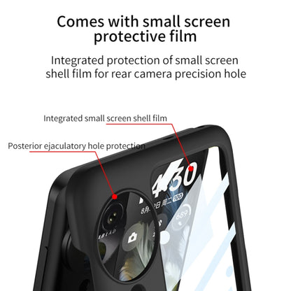 For OPPO Find N3 Flip GKK Integrated Ultrathin with Rotating Cortical Belt Phone Case(Black) - Find N3 Flip Cases by GKK | Online Shopping South Africa | PMC Jewellery | Buy Now Pay Later Mobicred