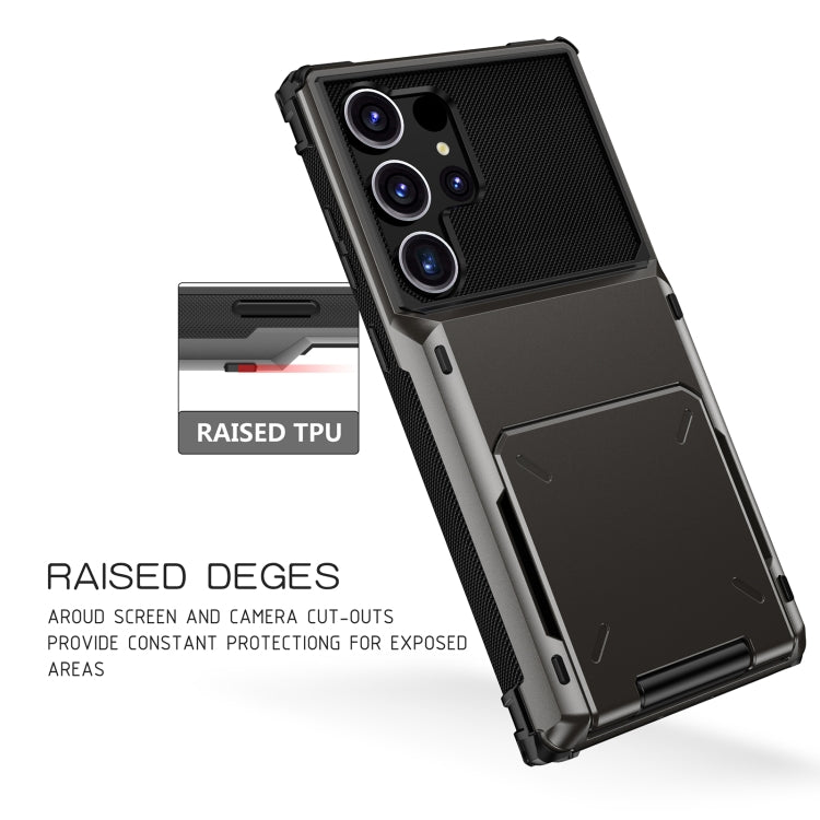 For Samsung Galaxy S24 Ultra 5G Scratch-Resistant Shockproof Heavy Duty Rugged Armor Phone Case(Green) - Galaxy S24 Ultra 5G Cases by PMC TechLife | Online Shopping South Africa | PMC TechLife | Buy Now Pay Later Mobicred