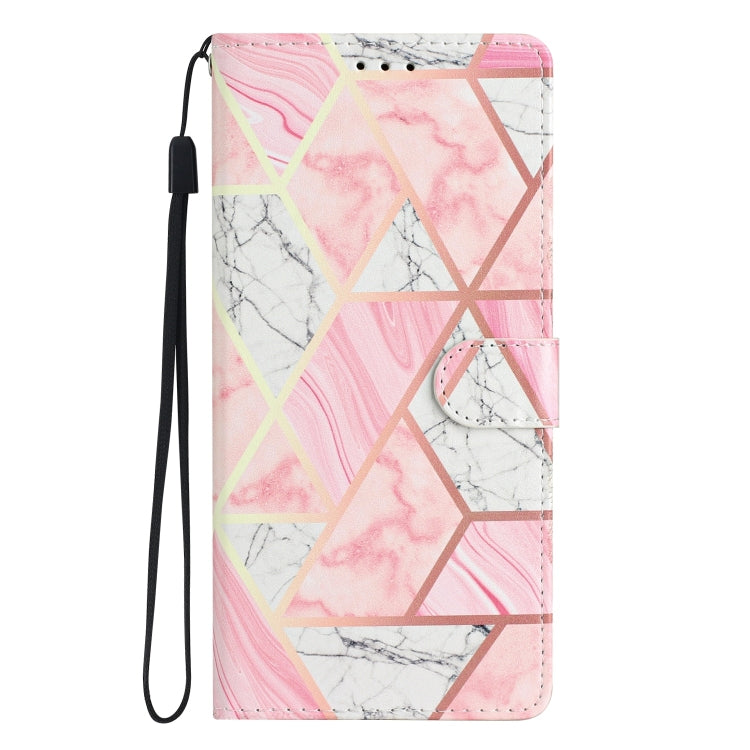 For Blackview A53 Pro Colored Drawing Leather Phone Case(Pink Marble) - More Brand by PMC TechLife | Online Shopping South Africa | PMC TechLife | Buy Now Pay Later Mobicred