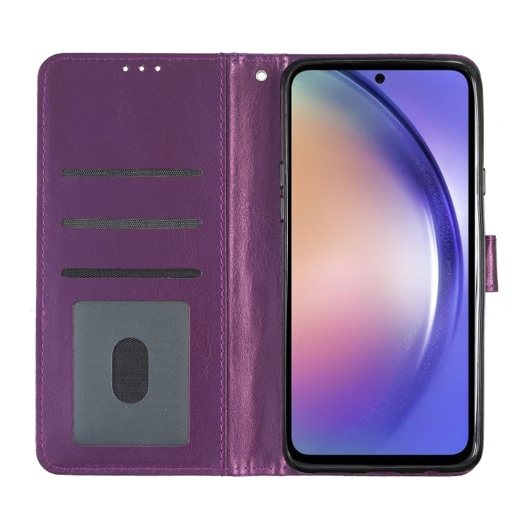 For Blackview A53 Pro Glitter Powder Flip Leather Phone Case(Purple) - More Brand by PMC TechLife | Online Shopping South Africa | PMC TechLife