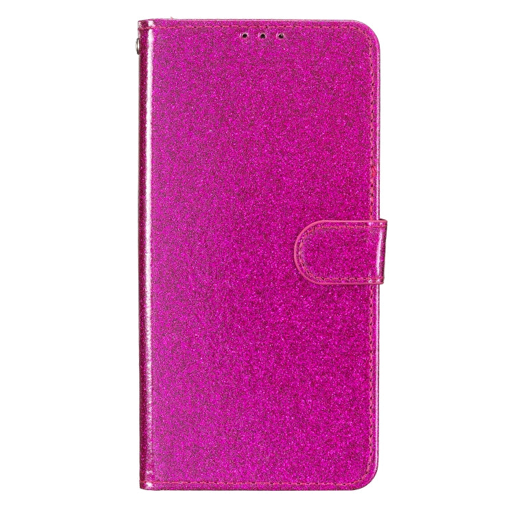 For Blackview A55 Pro Glitter Powder Flip Leather Phone Case(Rose Red) - More Brand by PMC Jewellery | Online Shopping South Africa | PMC Jewellery | Buy Now Pay Later Mobicred