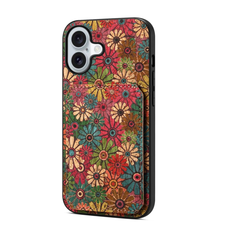 For iPhone 16 Plus Dual Card Slot Holder Phone Case(Spring Green) - iPhone 16 Plus Cases by PMC TechLife | Online Shopping South Africa | PMC TechLife | Buy Now Pay Later Mobicred