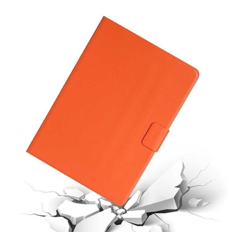 For Lenovo Tab P12 2023 / TB370FU Pure Color Smart Leather Tablet Case(Orange) - Lenovo by PMC TechLife | Online Shopping South Africa | PMC TechLife | Buy Now Pay Later Mobicred