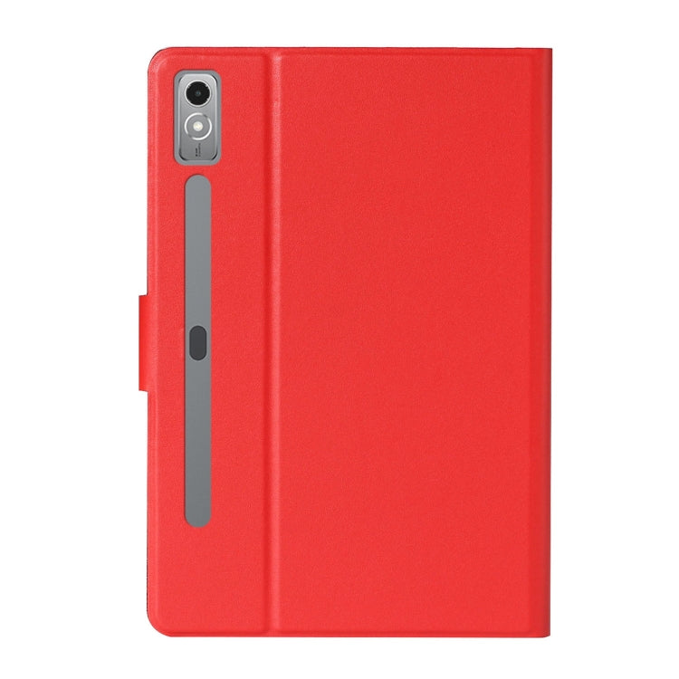 For Lenovo Tab P12 2023 / TB370FU Pure Color Smart Leather Tablet Case(Red) - Lenovo by PMC TechLife | Online Shopping South Africa | PMC TechLife | Buy Now Pay Later Mobicred