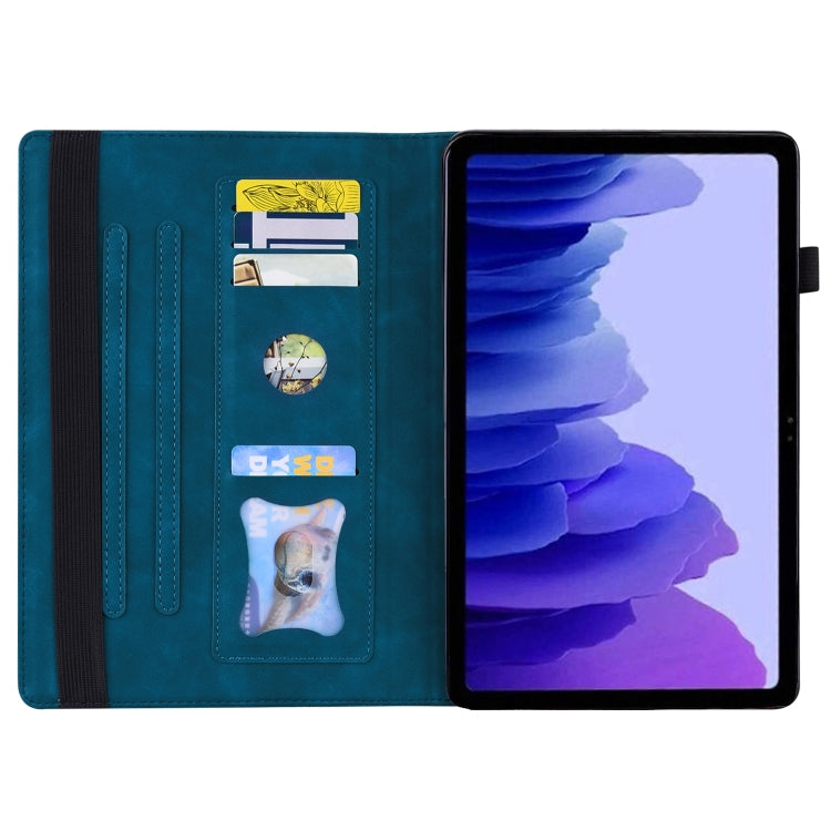 For Honor Pad 9 Splicing Shockproof Leather Tablet Case(Blue) - free shipping - PMC TechLife - Order now!