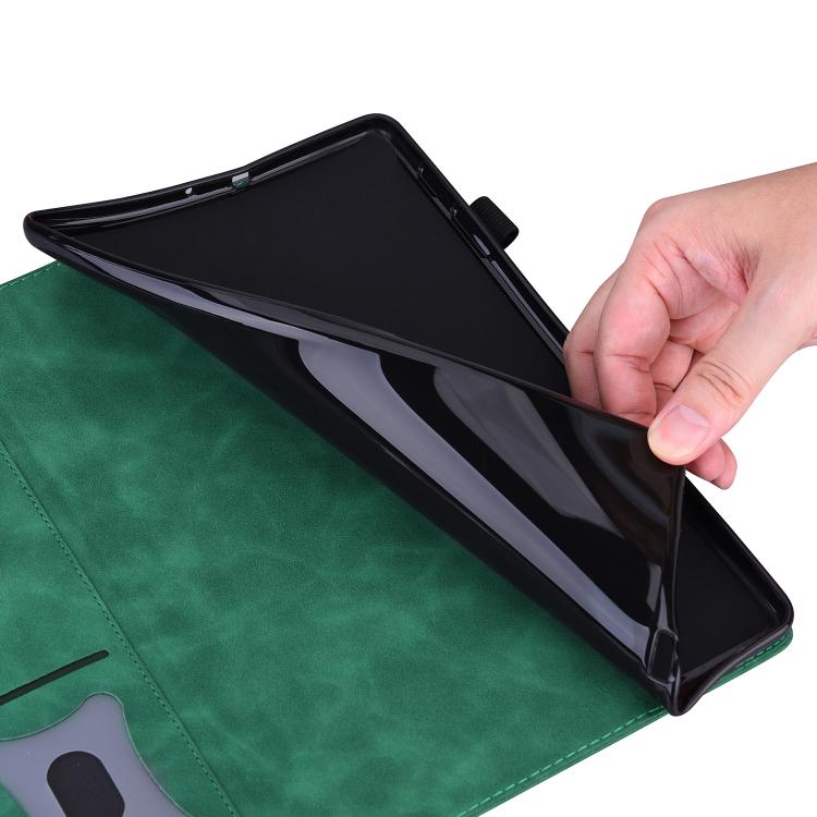 For Honor Pad V9 Splicing Shockproof Leather Tablet Case(Green) - Honor by PMC TechLife | Online Shopping South Africa | PMC TechLife | Buy Now Pay Later Mobicred