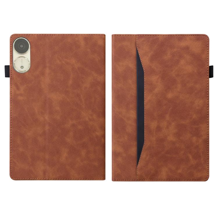 For Honor Pad V9 Splicing Shockproof Leather Tablet Case(Brown) - Honor by PMC TechLife | Online Shopping South Africa | PMC TechLife | Buy Now Pay Later Mobicred