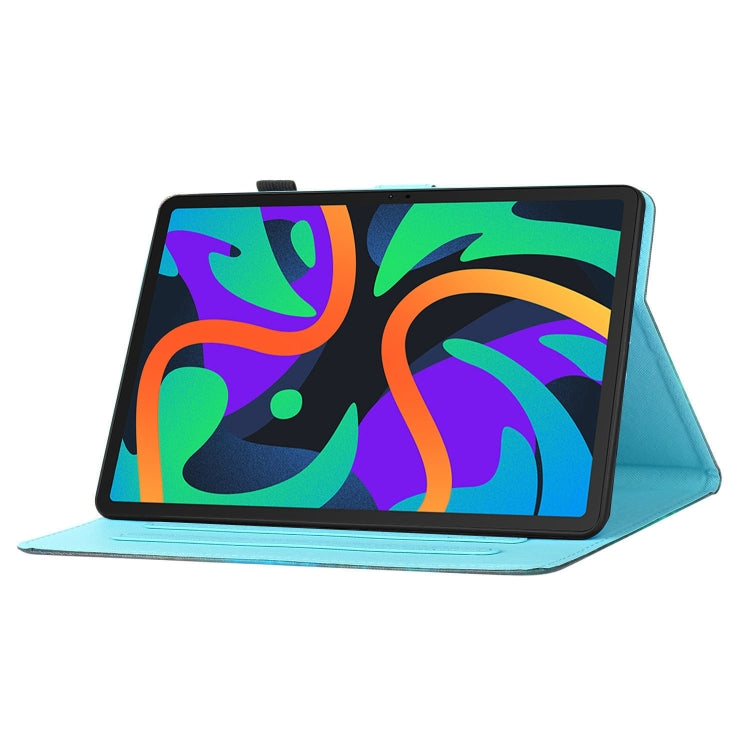 For Lenovo Tab M11/ Xiaoxin Pad 11 2024 Coloured Drawing Stitching Smart Leather Tablet Case(Unicorn) - Lenovo by PMC Jewellery | Online Shopping South Africa | PMC Jewellery | Buy Now Pay Later Mobicred