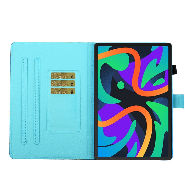 For Lenovo Tab M11/ Xiaoxin Pad 11 2024 Coloured Drawing Stitching Smart Leather Tablet Case(Night Cat) - free shipping - PMC Jewellery - Order now!