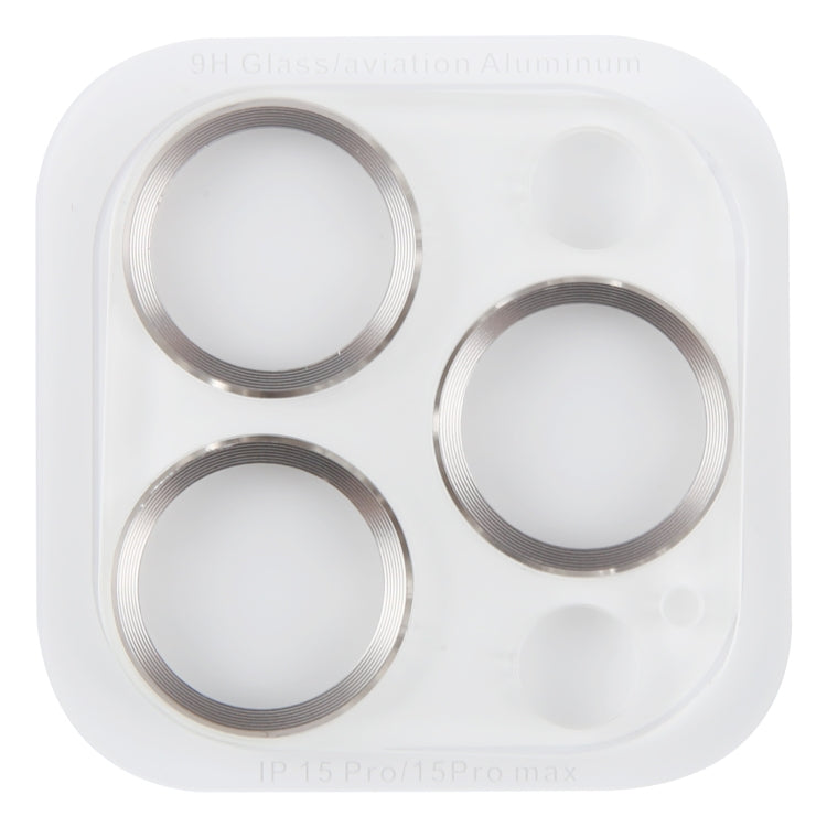For iPhone 15 Pro Max / 15 Pro Tempered Glass CD Texture Back Camera Film(Titanium) - free shipping - PMC TechLife - Order now!