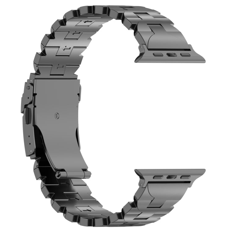 For Apple Watch Series 8 45mm Butterfly Type Titanium Steel Watch Band(Grey) - free shipping - PMC TechLife - Order now!