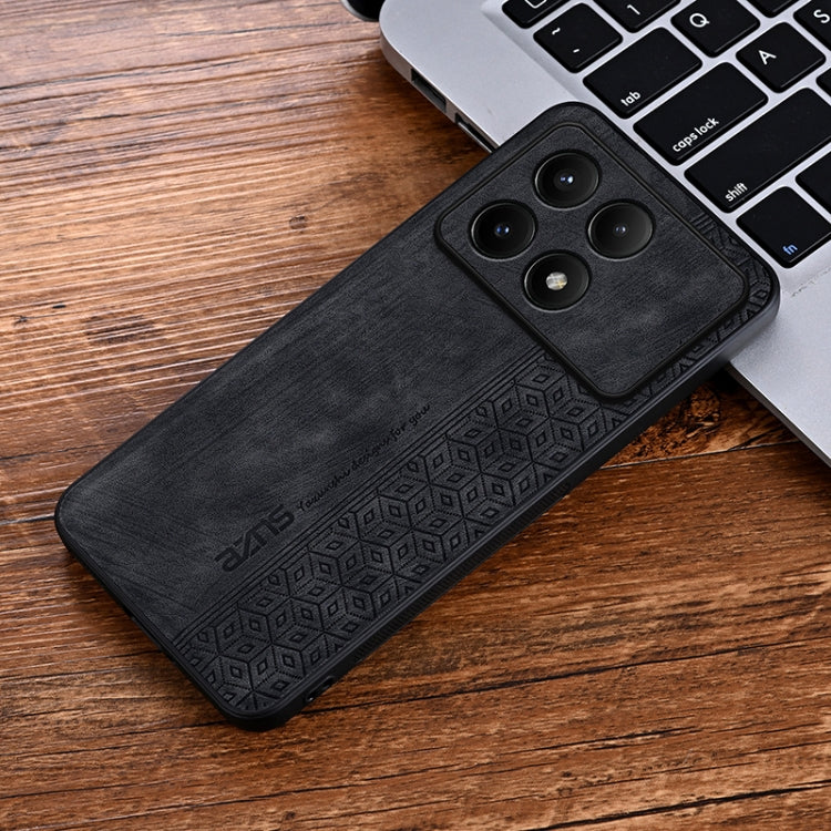 For Xiaomi Redmi K70 AZNS 3D Embossed Skin Feel Phone Case(Black) - K70 Cases by AZNS | Online Shopping South Africa | PMC Jewellery | Buy Now Pay Later Mobicred