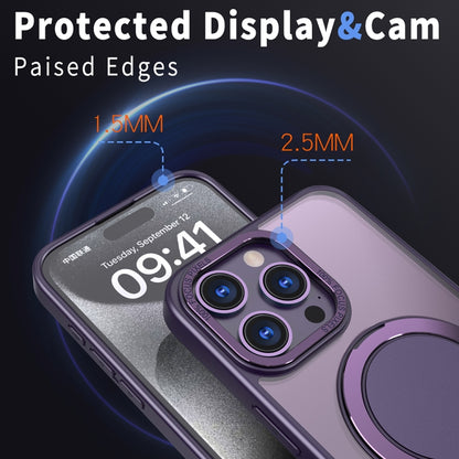 For iPhone 13 Pro Max 360-degree Rotating MagSafe Magnetic Holder Phone Case(Purple) - iPhone 13 Pro Max Cases by PMC Jewellery | Online Shopping South Africa | PMC Jewellery