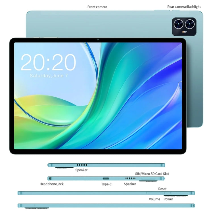 Teclast M50 4G LTE Tablet PC 10.1 inch, 6GB+128GB,  Android 13 Unisoc T606 Octa Core, Support Dual SIM - TECLAST by TECLAST | Online Shopping South Africa | PMC Jewellery | Buy Now Pay Later Mobicred