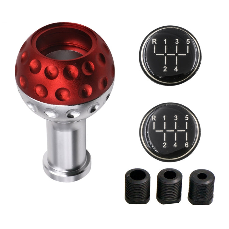 Car Modified Metal Gear Stick Shift Knob Universal Gear Head(Red) - Shift Knob by PMC TechLife | Online Shopping South Africa | PMC TechLife | Buy Now Pay Later Mobicred
