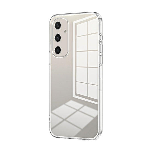 For Samsung Galaxy S24 5G Transparent Plating Fine Hole Phone Case(Transparent) - Galaxy S24 5G Cases by PMC Jewellery | Online Shopping South Africa | PMC Jewellery | Buy Now Pay Later Mobicred