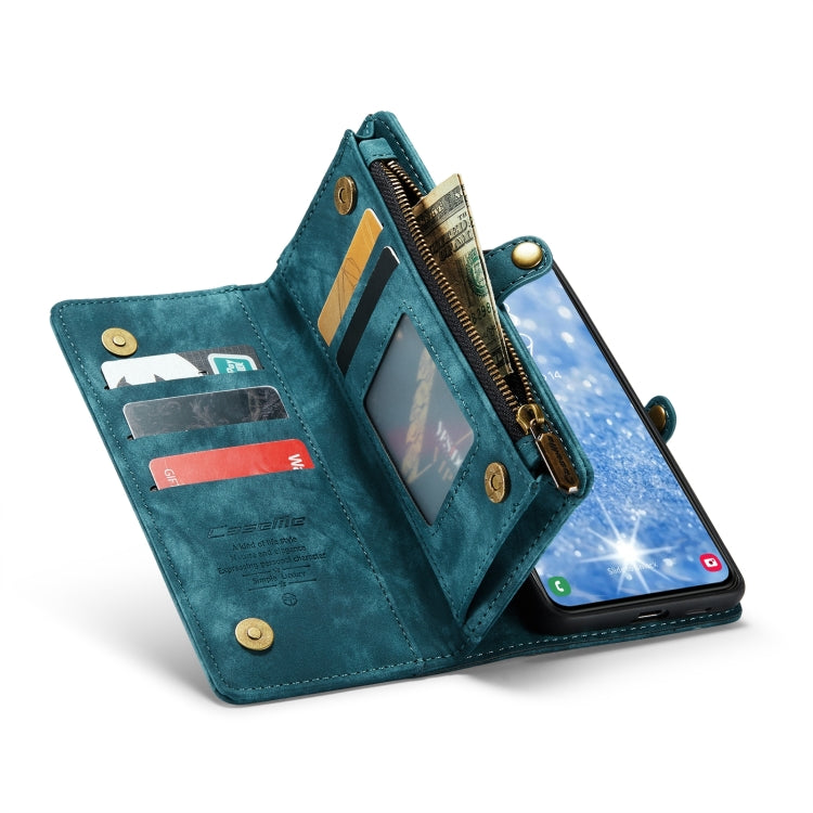 For Samsung Galaxy S24+ 5G CaseMe 008 Detachable Multifunctional Leather Phone Case(Blue) - free shipping - PMC Jewellery - Order now!