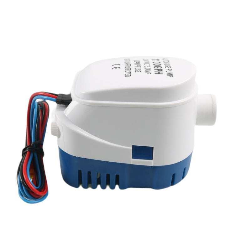 12V-1100GPH Yacht Automatic Bilge Pump with Drain Pipe - free shipping - PMC TechLife - Order now!