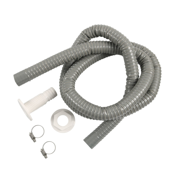 12V-1100GPH Boat / RV Bilge Sump Water Pump with Grey Drain Pipe - Marine Accessories & Parts by PMC TechLife | Online Shopping South Africa | PMC TechLife | Buy Now Pay Later Mobicred