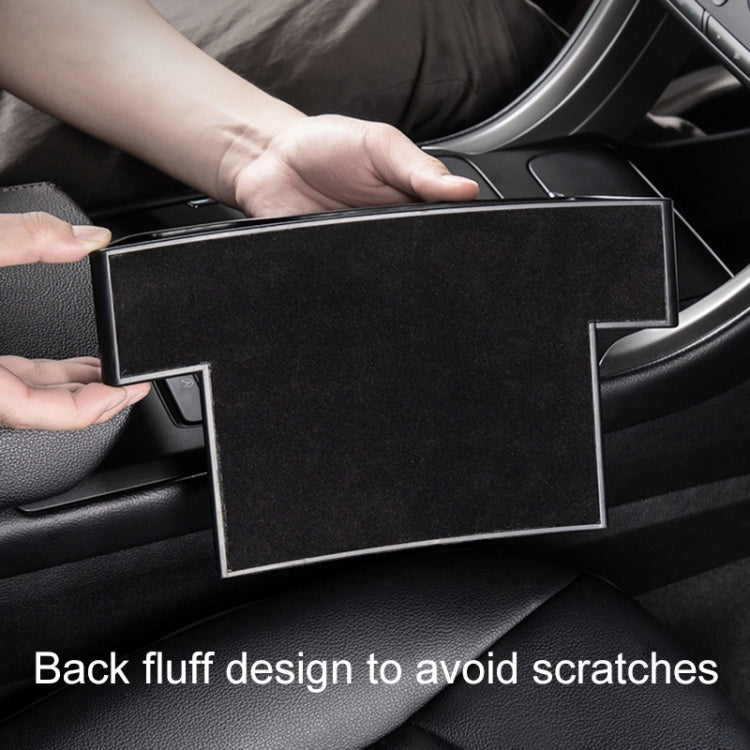 Car Multi-functional Console Box Cup Holder Seat Gap Side Storage Box, Frizzled Feather Style, Color:Red(Main Driver Seat) - Stowing Tidying by PMC TechLife | Online Shopping South Africa | PMC TechLife | Buy Now Pay Later Mobicred