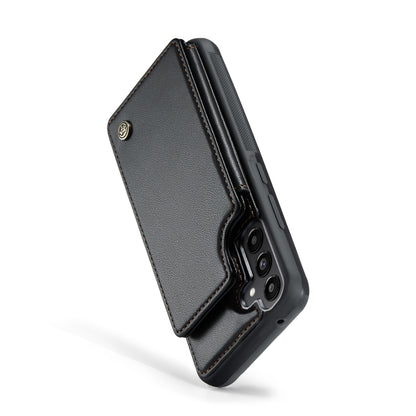 For Samsung Galaxy A55 5G CaseMe C22 PC+TPU Business Style RFID Anti-theft Leather Phone Case(Black) - Galaxy Phone Cases by CaseMe | Online Shopping South Africa | PMC Jewellery | Buy Now Pay Later Mobicred