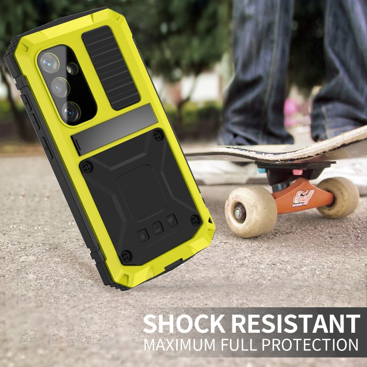 For Samsung Galaxy S24+ 5G R-JUST Life Waterproof Dustproof Shockproof Phone Case(Yellow) - Galaxy S24+ 5G Cases by R-JUST | Online Shopping South Africa | PMC Jewellery