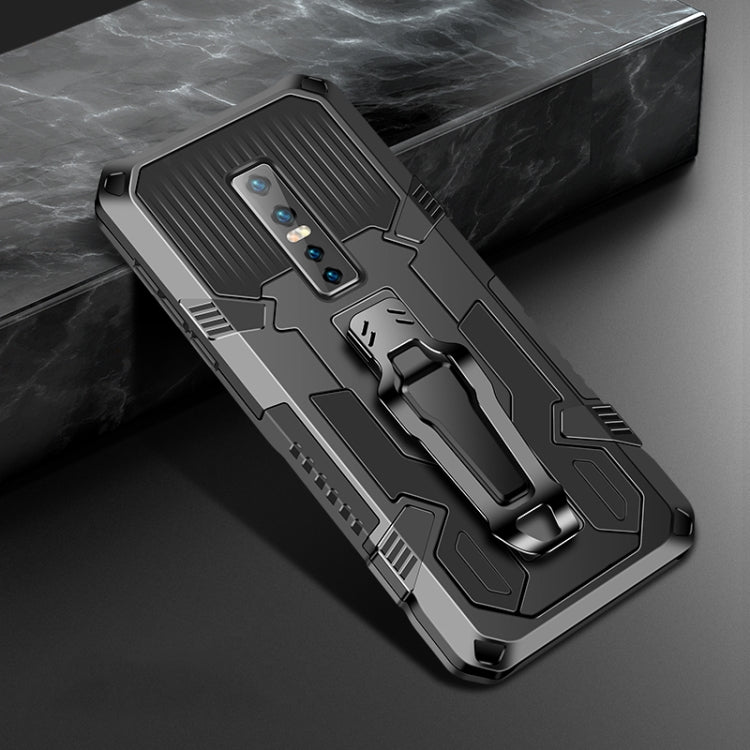 For Vivo V17 Pro Machine Armor Warrior Shockproof PC + TPU Protective Case(Black) - vivo Cases by PMC TechLife | Online Shopping South Africa | PMC TechLife