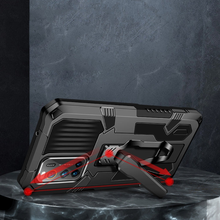 For Vivo V17 Pro Machine Armor Warrior Shockproof PC + TPU Protective Case(Black) - vivo Cases by PMC TechLife | Online Shopping South Africa | PMC TechLife