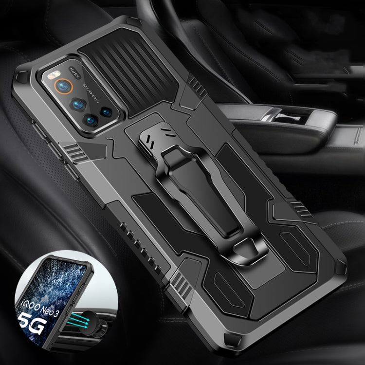 For Vivo V17 Pro Machine Armor Warrior Shockproof PC + TPU Protective Case(Black) - vivo Cases by PMC TechLife | Online Shopping South Africa | PMC TechLife