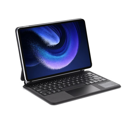 For Xiaomi Pad 6 / Pad Pro M11P-B-M611 Magnetic Bluetooth Keyboard Leather Tablet Case(Black) - Others Keyboard by PMC Jewellery | Online Shopping South Africa | PMC Jewellery