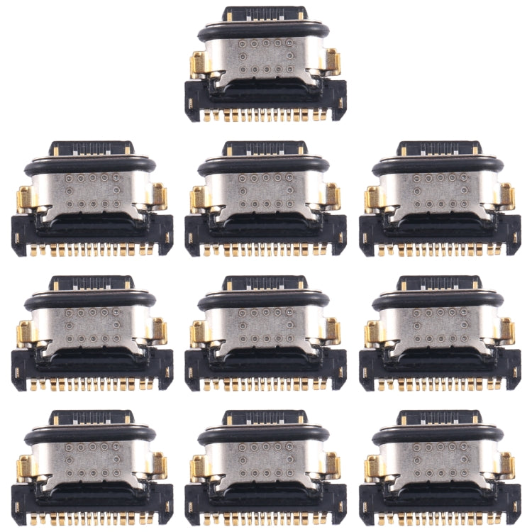 For vivo X50 Pro 10pcs Original Charging Port Connector - Single Tail Connector by PMC TechLife | Online Shopping South Africa | PMC TechLife
