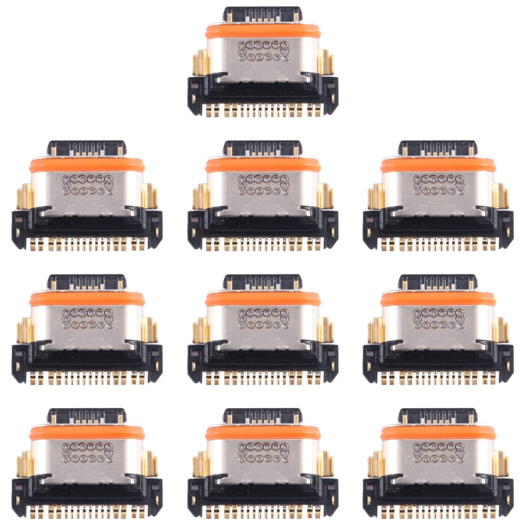 For vivo iQOO Z3 5G 10pcs Original Charging Port Connector - Single Tail Connector by PMC TechLife | Online Shopping South Africa | PMC TechLife