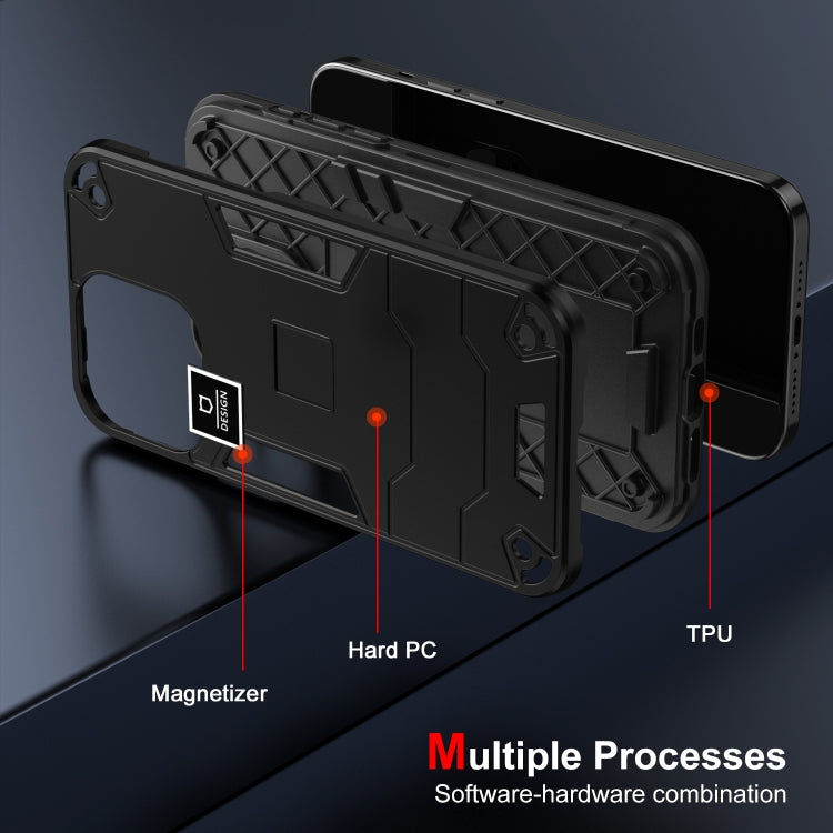 For Tecno Camon 20 Pro 5G 2 in 1 Shockproof Phone Case(Black) - Tecno Cases by PMC TechLife | Online Shopping South Africa | PMC TechLife | Buy Now Pay Later Mobicred