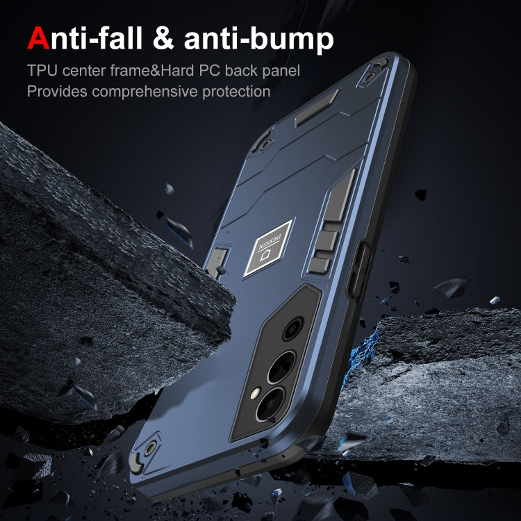 For Tecno Pova Neo 2 4G 2 in 1 Shockproof Phone Case(Blue) - free shipping - PMC TechLife - Order now!
