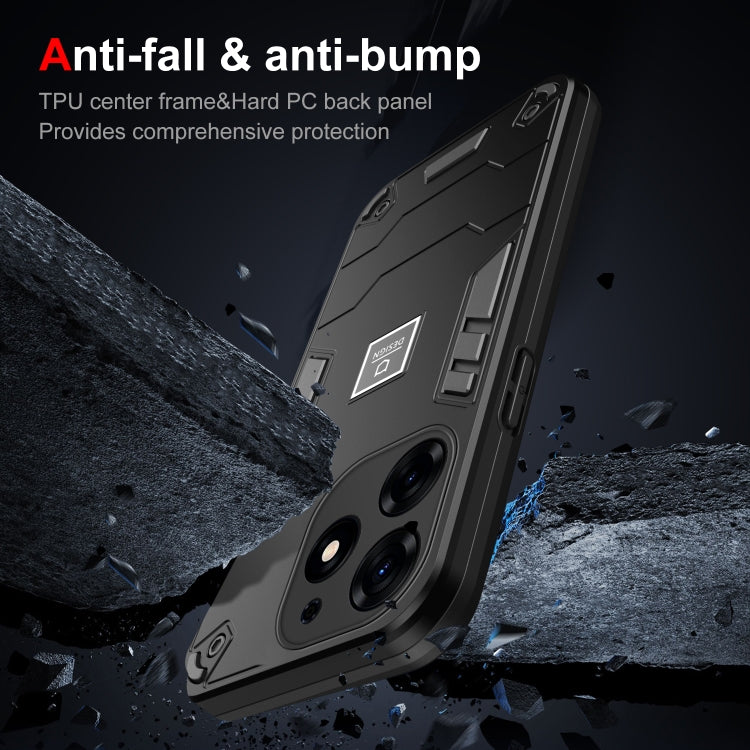 For Tecno Spark 10 Pro 2 in 1 Shockproof Phone Case(Black) - Tecno Cases by PMC TechLife | Online Shopping South Africa | PMC TechLife | Buy Now Pay Later Mobicred