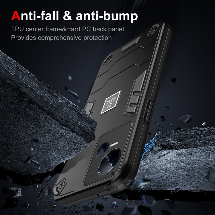 For Tecno Spark 10 5G 2 in 1 Shockproof Phone Case(Black) - free shipping - PMC TechLife - Order now!