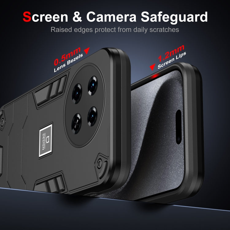 For Tecno Spark 20 Pro+ 2 in 1 Shockproof Phone Case(Black) - Tecno Cases by PMC TechLife | Online Shopping South Africa | PMC TechLife | Buy Now Pay Later Mobicred