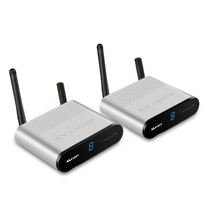 Measy AV230-2 2.4GHz Set-top Box Wireless Audio / Video Transmitter + 2 Receiver, Transmission Distance: 300m, US Plug, with IR Extension Function - Set Top Box & Accessories by Measy | Online Shopping South Africa | PMC Jewellery | Buy Now Pay Later Mobicred