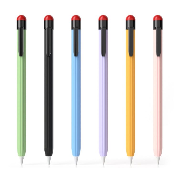 For Apple Pencil 2 Pen Clip Ultra Thin Series Stylus Pen Protective Case(Purple) - free shipping - PMC Jewellery - Order now!