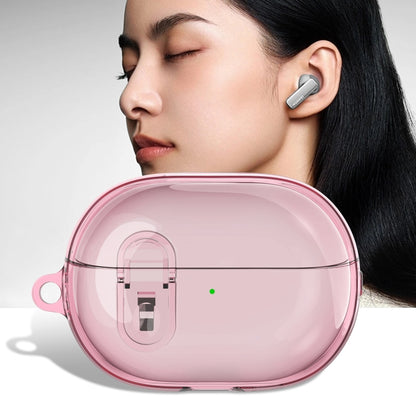 For Huawei FreeBuds Pro 3 Wireless Earphone TPU+PC Protective Case with Metal Buckle(Transparent Pink) - Huawei Earphone Case by PMC Jewellery | Online Shopping South Africa | PMC Jewellery | Buy Now Pay Later Mobicred